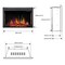 Edendirect 36 in. Ventless Electric Fireplace Insert, Black, Remote Control, 750W/1500W ED939A - alternate 5